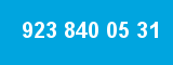 923 840 05 31